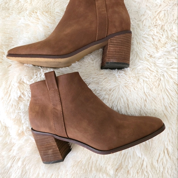 Sienna Brown Ankle Boots size 9 1/2 - Picture 7 of 9
